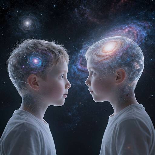 Children with Galaxy Thoughts