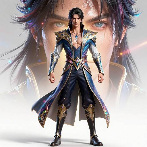 Ultra-Realistic Magical Warrior Portrait