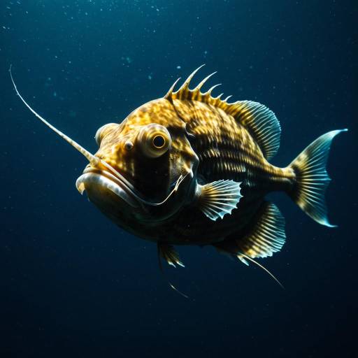 Anglerfish in Deep Ocean Anglerfish in Deep Ocean