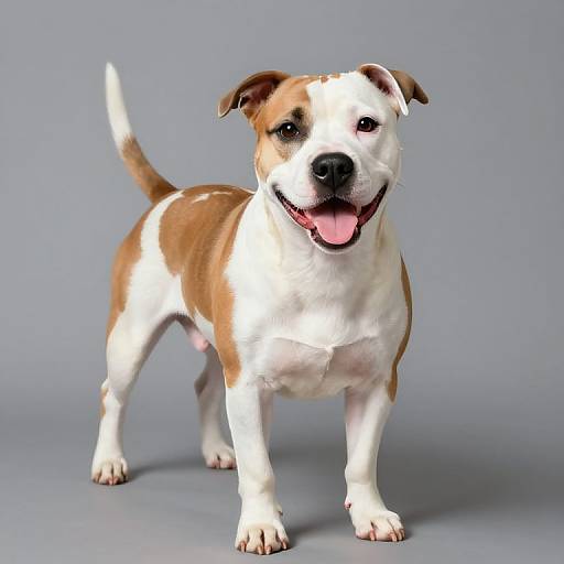 Cheerful American Staffordshire Terrier Portrait