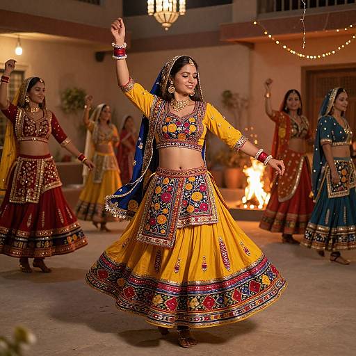 Traditional Punjabi Festival with Churidar