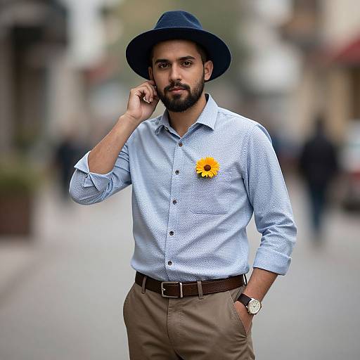 Safari Outfit Man with Beard