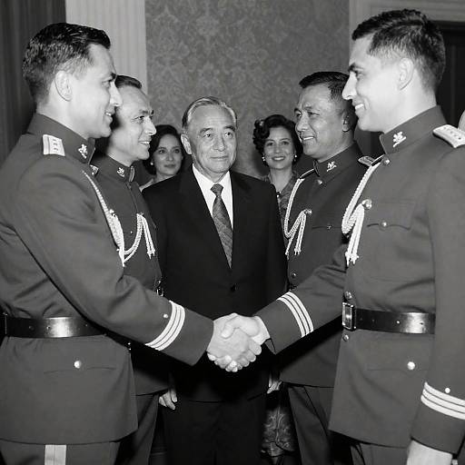 Historic Military Handshake Moment