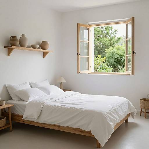 Minimalist Cottagecore Bedroom Serenity