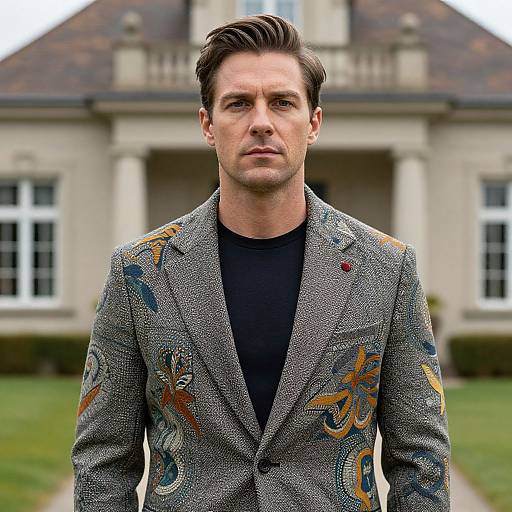 Contemporary Man in Stylish Jacket
