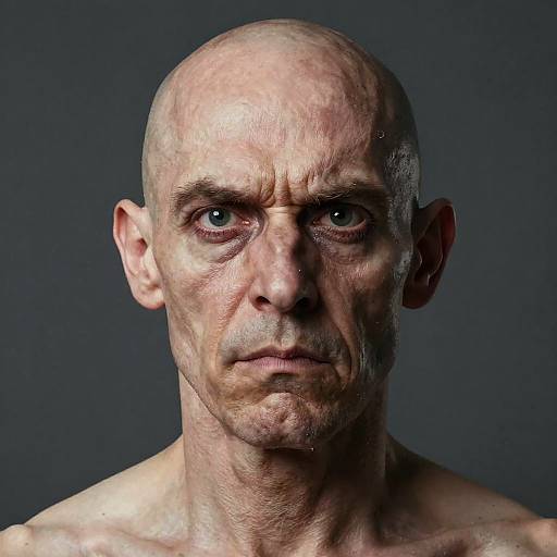 Hyper-Realistic Grotesque Portrait