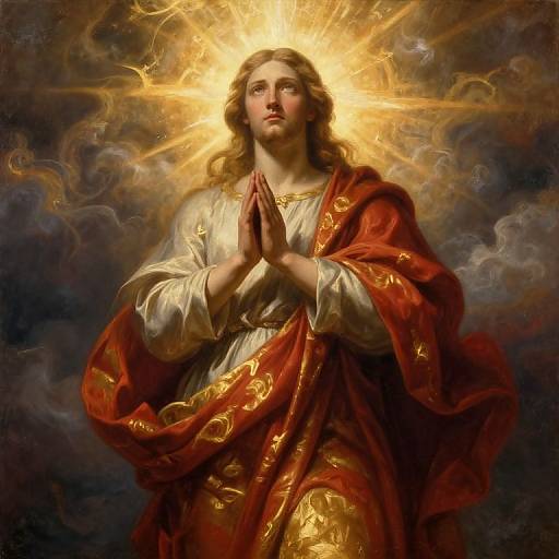 Divine Prayer in Radiant Light