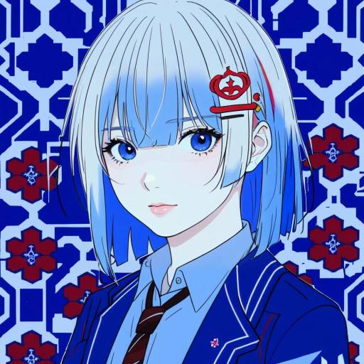 Illustration of Aizawa kazuha, assault lily in the style of Gomzi