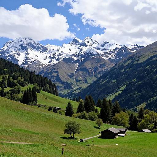 Stunning Alpine Mountain Landscape