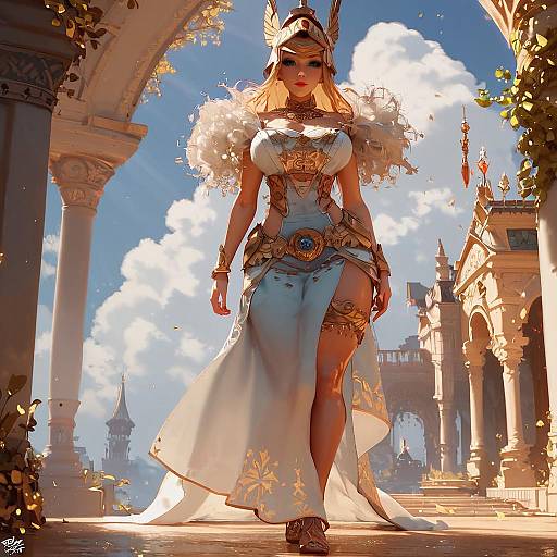 Celtic Bird Hero at Misty Dawn