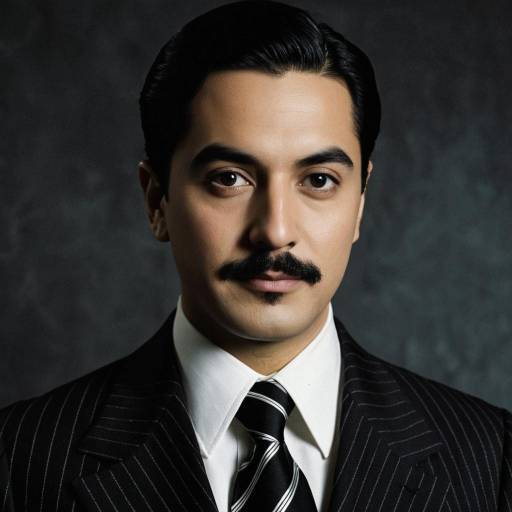 Man in Gomez Addams Costume