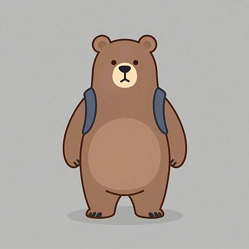 Animated Bear Hiking Adventure