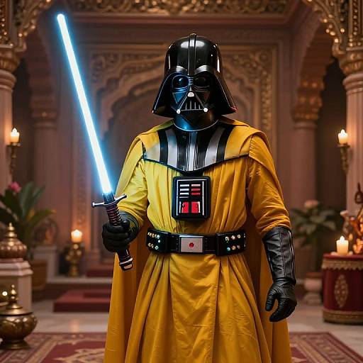 Ayurvedic Darth Vader in Ashram