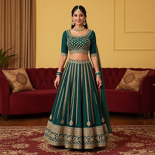 Elite Traditional Indian Dance Costume