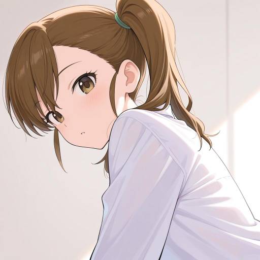 Charming Character Portrait of Futami Mami