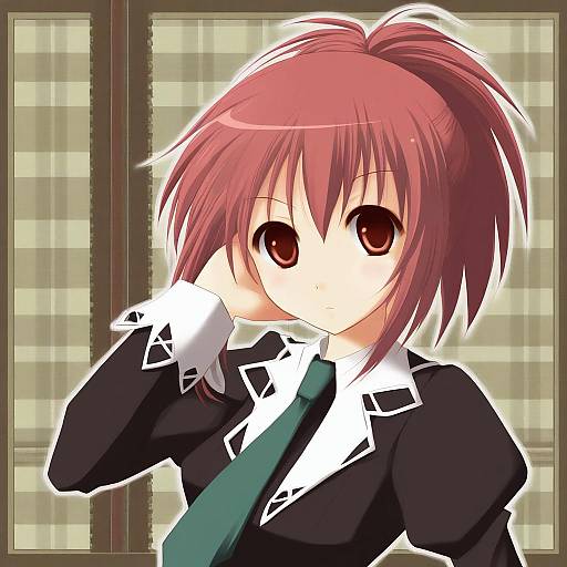 Illustration of Aoi nagisa, strawberry panic! in the style of Kurikara