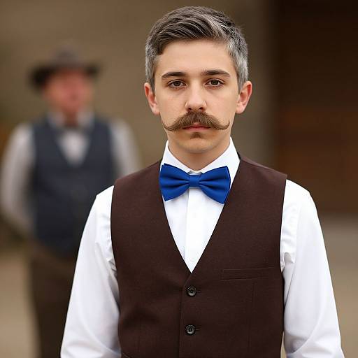 Realistic Portrait of Elderly Man