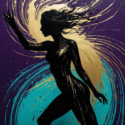 Dynamic Silhouette in Iridescent Colors