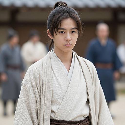 Realistic Male Jedi Kimono Portrait