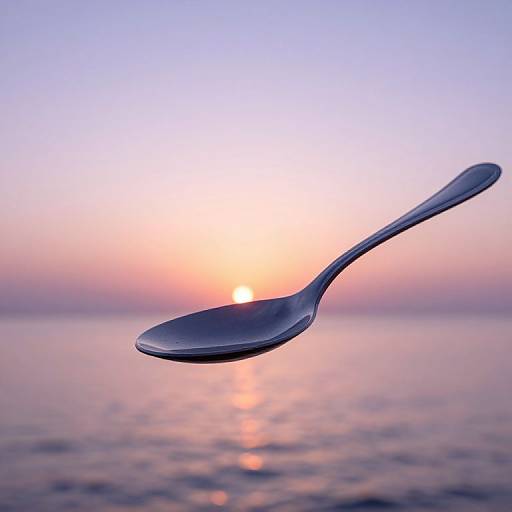 Surreal Spoon at Sunrise