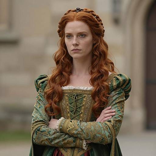 Photorealistic Renaissance Woman Portrait