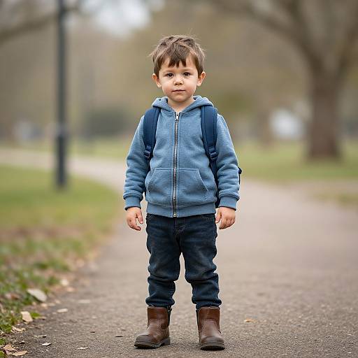 Toddler Pterodactyl Boy Outdoors