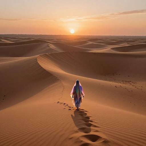 Surreal Desert Dreams at Sunset