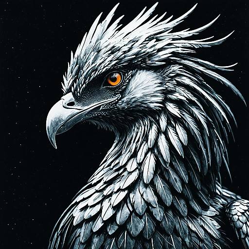 Silver Phoenix Portrait