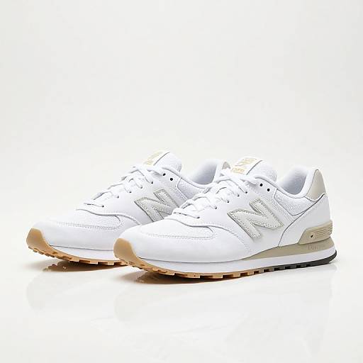 Clean White New Balance Sneakers