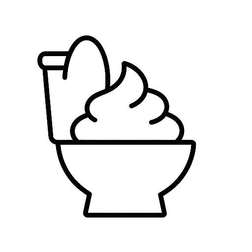 Minimalist Abstract Toilet Art