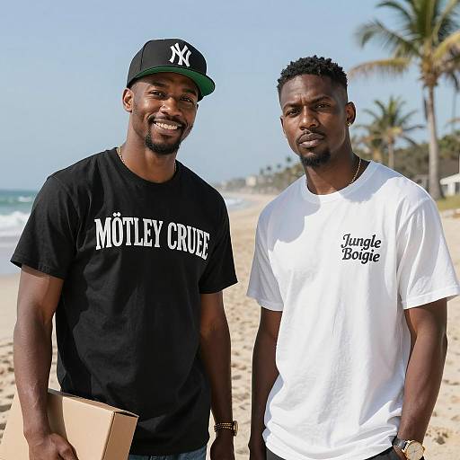 Beach Moments: Black Men in Style
