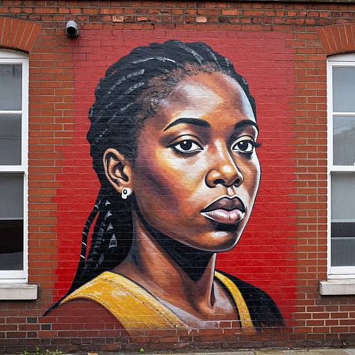 Resilient Woman Mural in Kensington