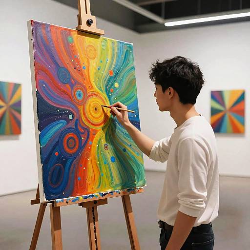 Surreal Human-AI Collaborative Art