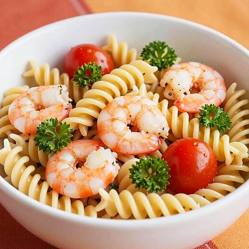 Colorful Close-Up Pasta Salad