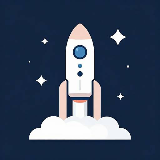 Astronomy Space Liftoff Icon