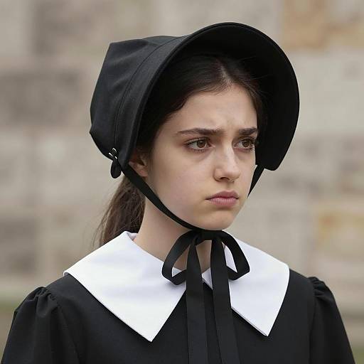 Portrait of a Young Woman in Bonnet