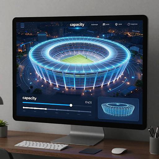 Interactive Futuristic Stadium Design