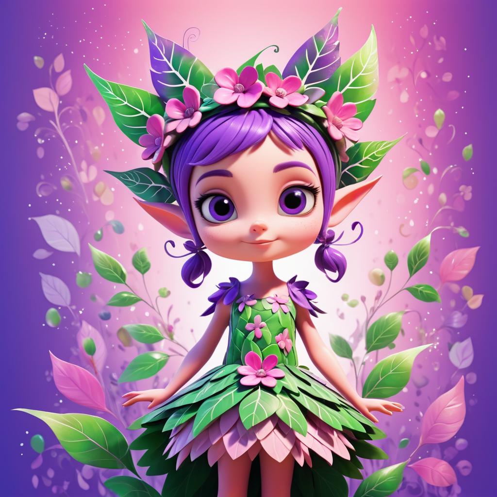 Mischievous Fairy Character Design Concept