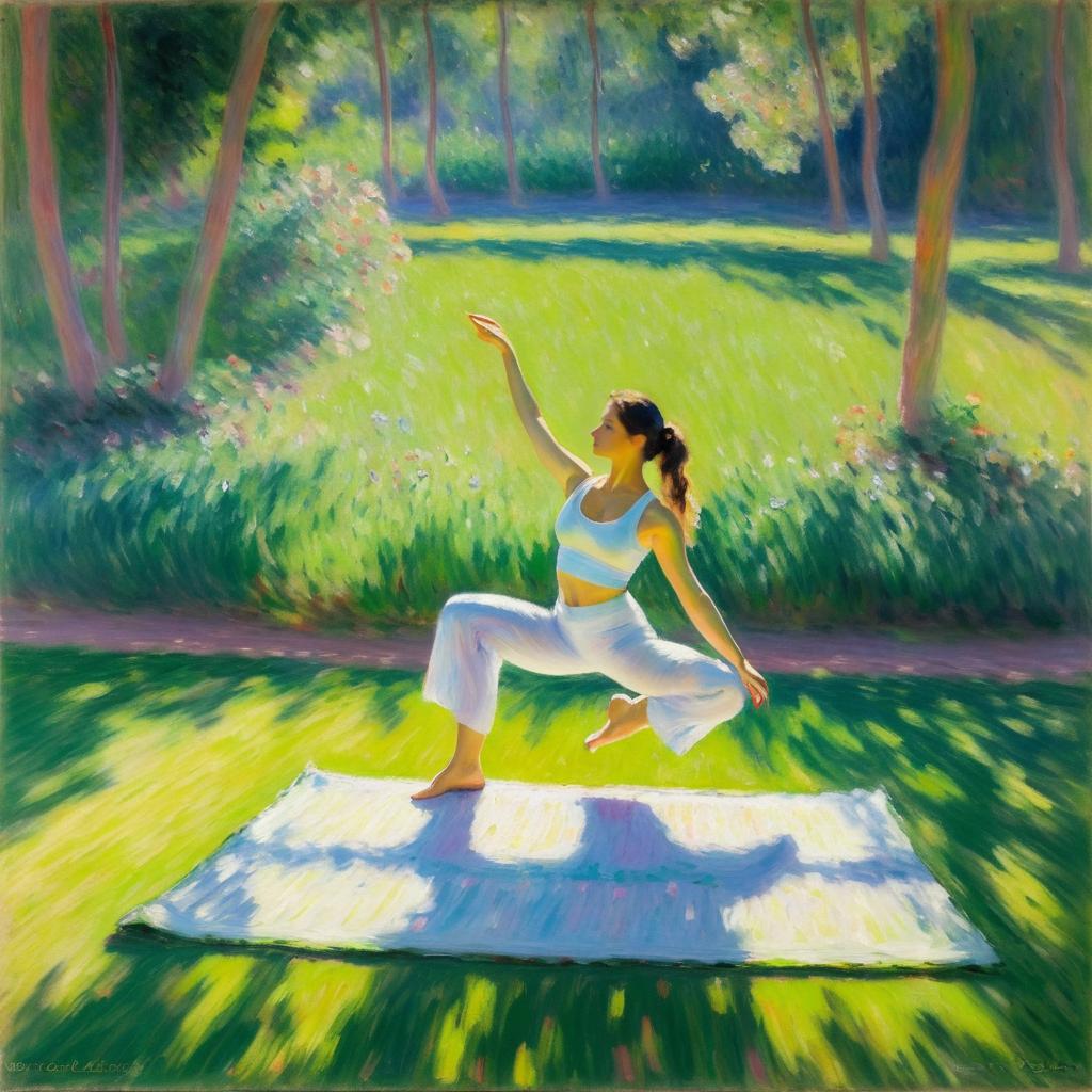 Impressionist Yoga: Serenity in Motion