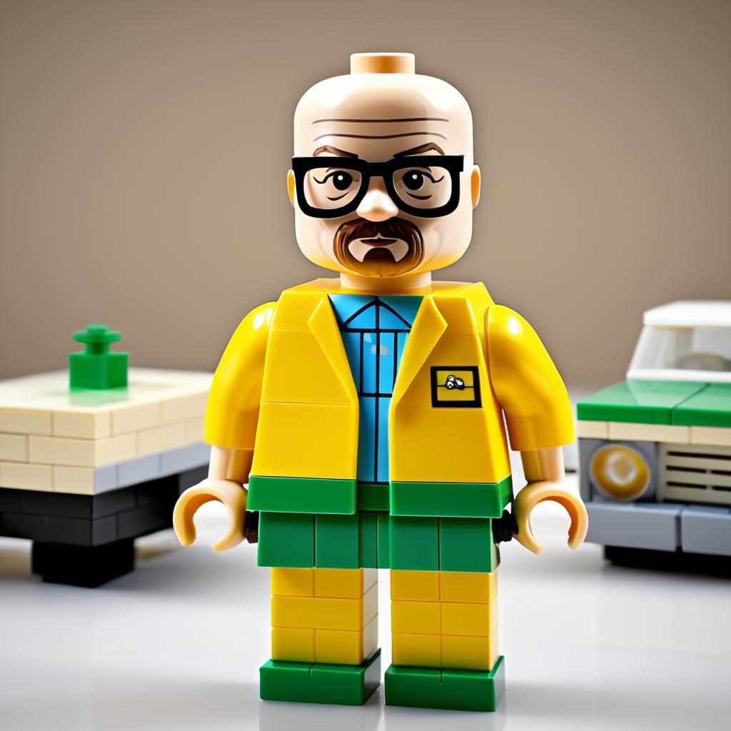 Vintage LEGO Walter White Mini Figure