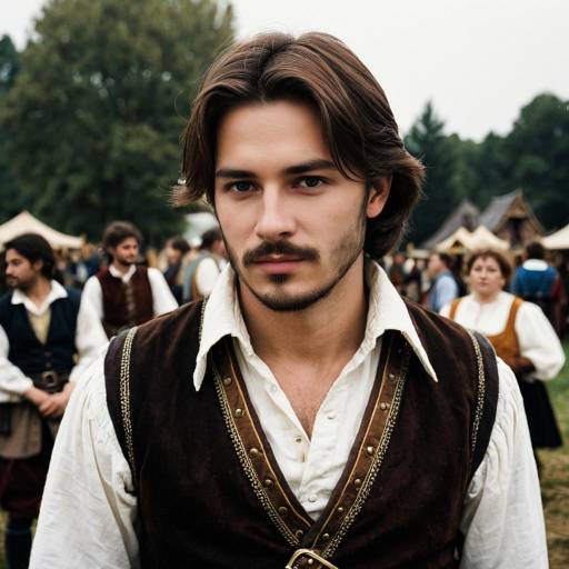 Young Man in Renaissance Faire Costume