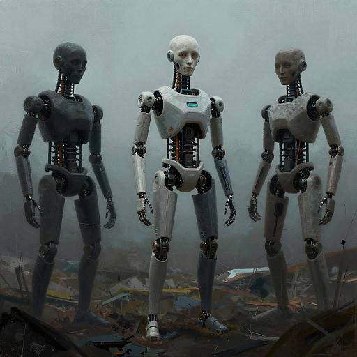 Bizarre AI Art in Cyberpunk Scene