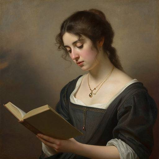 Classical Realist Portrait of Reader