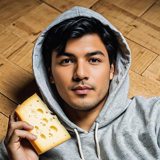 Realistic Boy with Kraft Singles Cheese