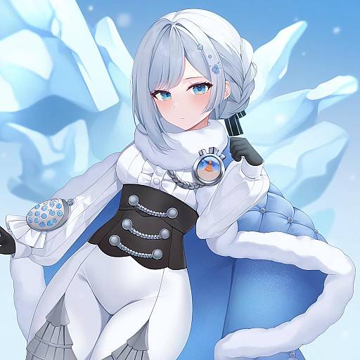 Illustration of Akershus fortress (oshiro project), oshiro project:re in the style of Reel (riru)