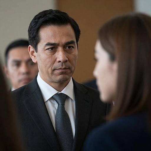 Serious Businessman in Suit