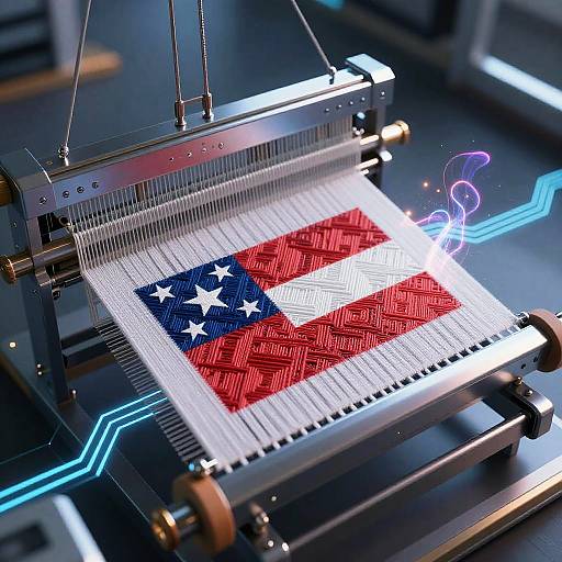 AI-Powered Digital Flag Loom