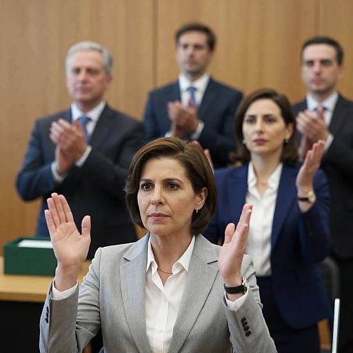 Celebratory Gathering in Wooden Room