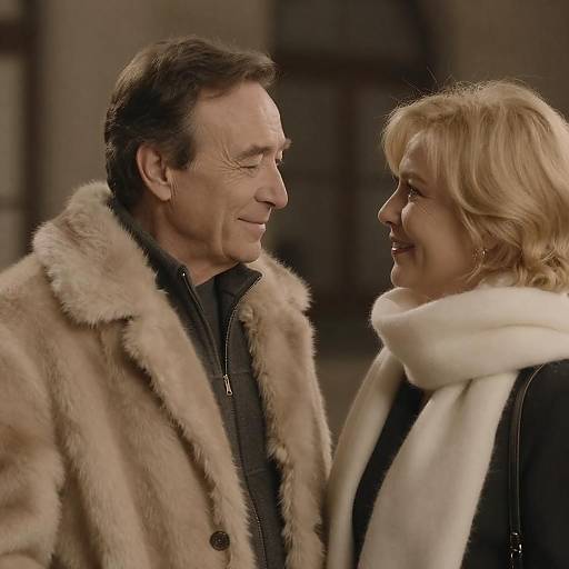 Warm Intimate Portrait of Older Couple