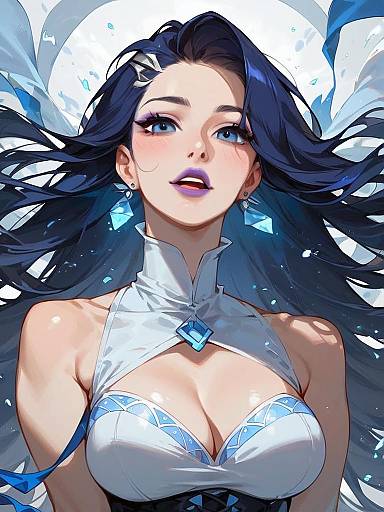 Futuristic Cosplay Portrait with Corset